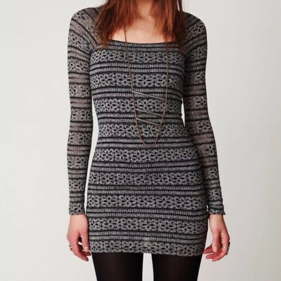 Free People Good Girl Gone Bad Long Sleeve Dress - Picture 3 of 8